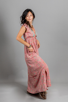 VESTIDO LARGO LAKSHMI ROSA en internet