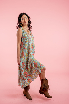 VESTIDO CORTO SEDNA TURQUESA