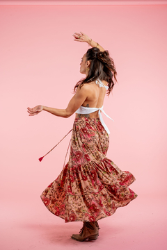 FALDA LARGA MAEVE ROSA - comprar online