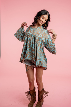 BLUSA GLORIA CELESTE en internet