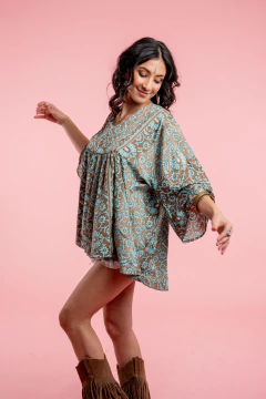 BLUSA GLORIA CELESTE