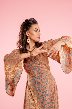 VESTIDO LARGO SARASWATI GOLD - comprar online