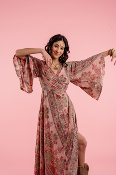 VESTIDO LARGO SARASWATI ROSA