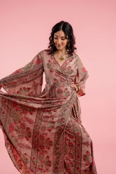 Imagen de VESTIDO LARGO SARASWATI ROSA