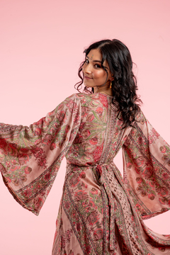 VESTIDO LARGO SARASWATI ROSA - tienda online