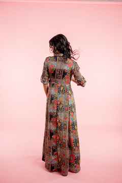 VESTIDO LARGO SHAKTI NEGRO - tienda online