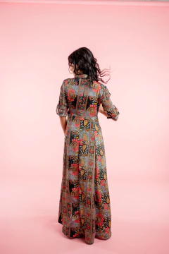 VESTIDO LARGO SHAKTI NEGRO - tienda online