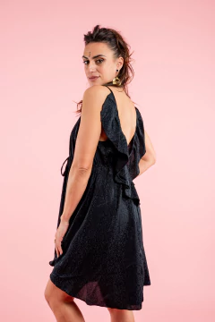 VESTIDO CORTO KALI NEGRO - tienda online