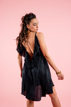 VESTIDO CORTO KALI NEGRO - comprar online