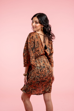 Imagen de VESTIDO CORTO DEVI COBRIZO