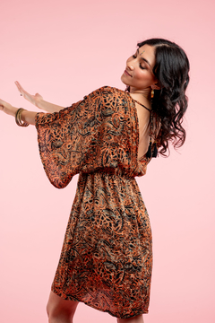 VESTIDO CORTO DEVI COBRIZO - comprar online