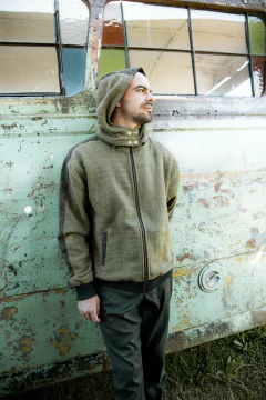 CAMPERA TRAMA SHIPIBO VERDE