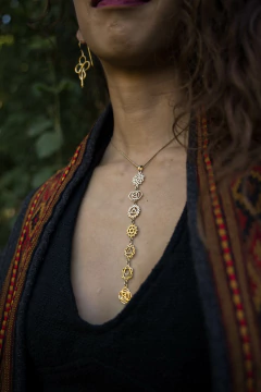 COLLAR 7 CHAKRAS DORADO - Milega