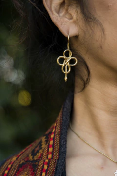 AROS SERPIENTE DORADOS - tienda online