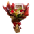 Buquê de 06 Rosas e Plaquinha Te Amo Cacau Show - comprar online