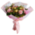 Buquê de 06 Rosas Cor de Rosa + Bombons Ferrero Rocher