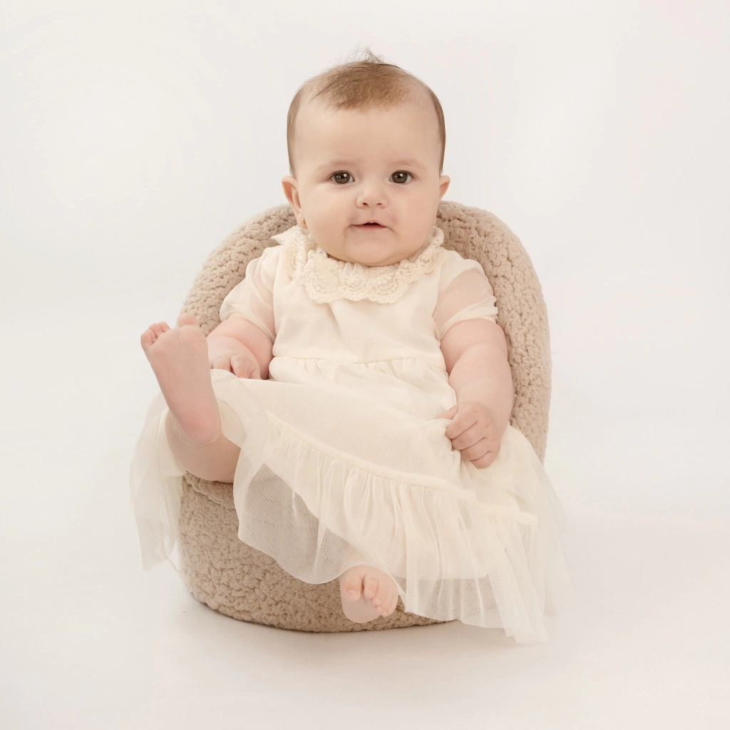 Vestido de Tul Aretha Natural