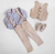 Conjunto Chaleco y Pantalón Beige gabardina otoño invierno - MiniPio