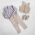 Imagen de Conjunto Chaleco y Pantalón beige oscuro gabardina otoño invierno