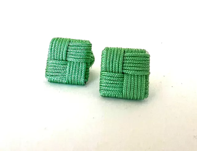 SILK SQUARE CUFF - ESCALAS VERDES