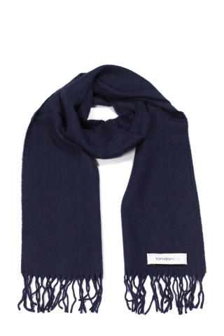 SCOTTISH WOOLEN SCARF AZUL MARINO