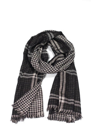 LEICESTER SHAWL NEGRO