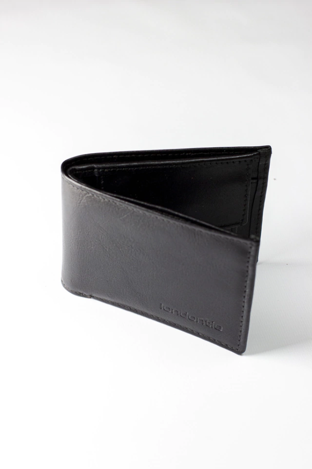 FOLDED WALLET COLOR NEGRO