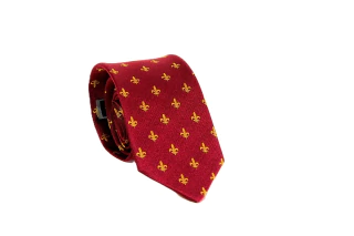 FLOR DE LIS - SEDA NATURAL 7 CM ( 10 )