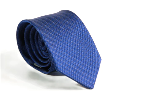 KING CHARLES NAVY BLUE - SILK JACQUARD PREMIUM NECKTIE 7 CM ( 15)