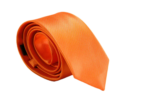 SOLID TWILL TIE - NARANJA 7 CM ( 56 )