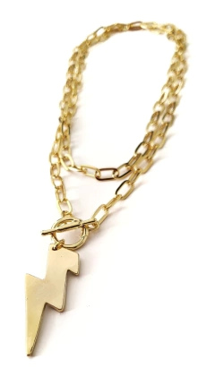 Collar RAYO DOBLE gold