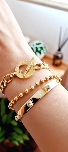 Pulsera DOTS GOLD - comprar online