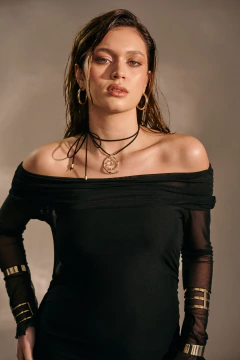 Collar INFINITY GAMUZA - tienda online