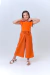 Conjunto Sophia Laranja - Manuca para Meninas - Moda para Meninas 