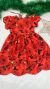 Imagem do Vestido Rosas Vermelho