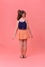 CONJUNTO SORRISO AZUL SAIA LARANJA - loja online