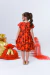 Vestido Rosas Vermelho na internet