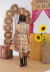 VESTIDO XADREZ BEATRIZ COLOR NUDE - loja online
