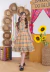 VESTIDO XADREZ BEATRIZ COLOR NUDE - Manuca para Meninas - Moda para Meninas 