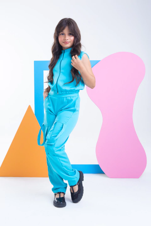 CONJUNTO CALÇA BRENDA AZUL - comprar online