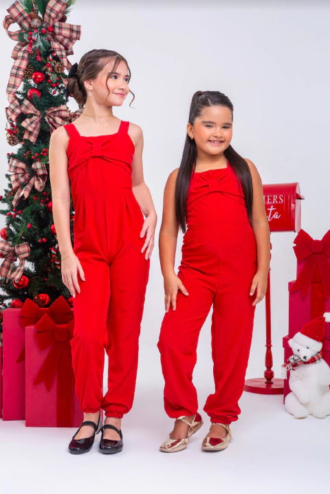 Macaquinho Max Laço Vermelho