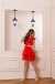 VESTIDO TEEN JOYCE VERMELHO - loja online