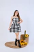 Vestido Xadrez Mel na internet