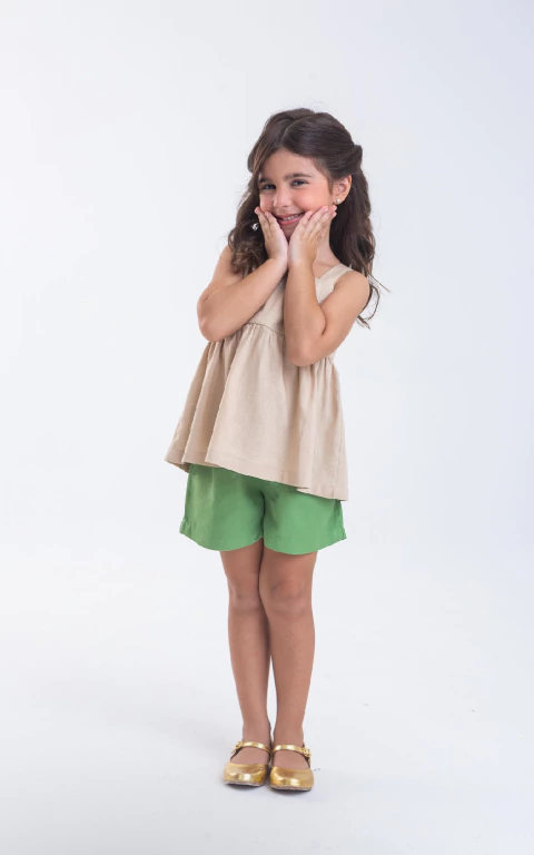 CONJUNTO SHORT ALICE NUDE - comprar online