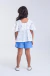 CONJUNTO SHORT THYANE BRANCO - Manuca para Meninas - Moda para Meninas 