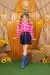 Conjunto Xadrez Yasmin Pink - comprar online