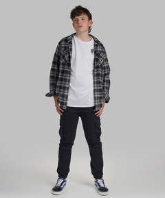Camisa Joss Negro-Gris - comprar online