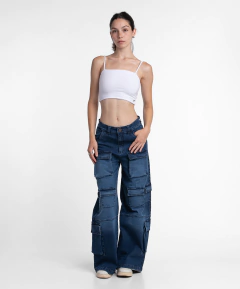 Jean Nicki Azul - Okiwama :: Tienda online 