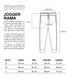 Jogger Rama Frisa Marino - Okiwama :: Tienda online 