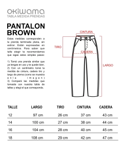 Image of Pantalon Brown Black - (copia)